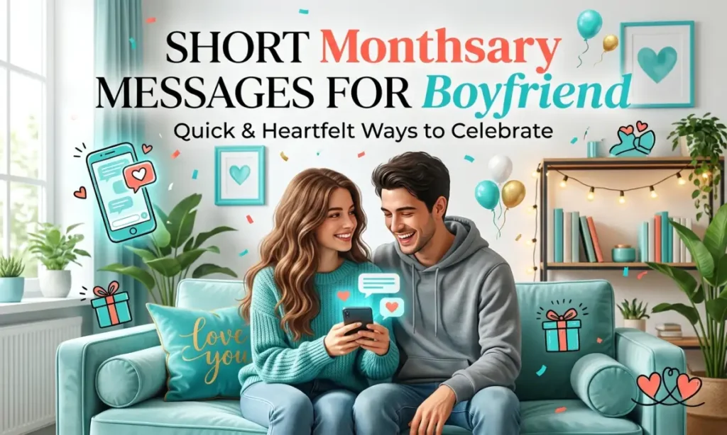 Short Monthsary Messages for Boyfriend
