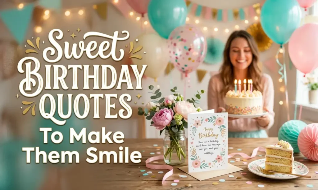 Sweet Birthday Quotes To Make Them Smile