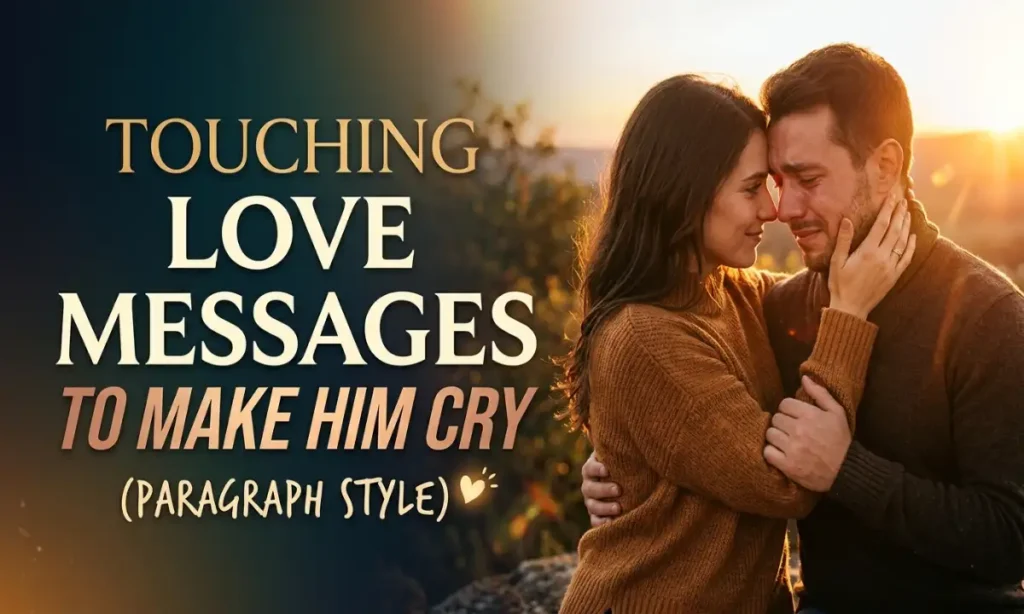 Touching Love Messages To Make Him Cry
