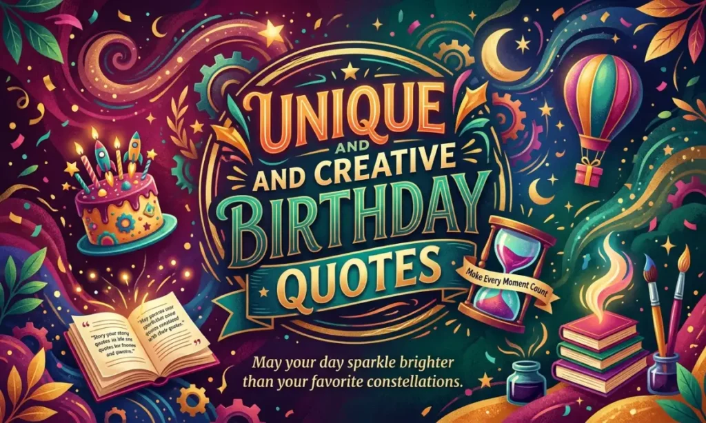 Unique And Creative Birthday Quotes