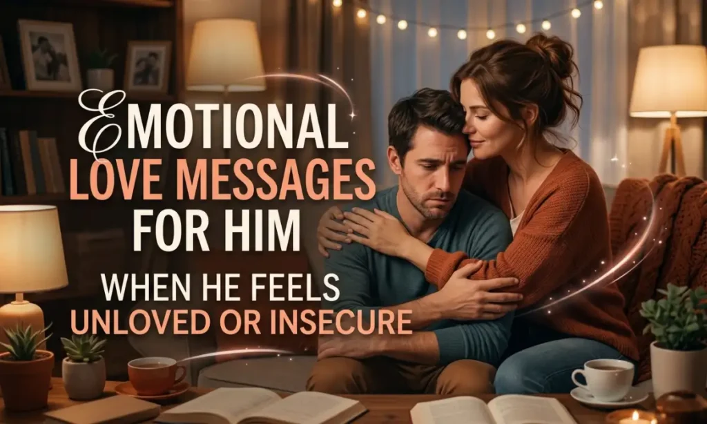 When He Feels Unloved Or Insecure