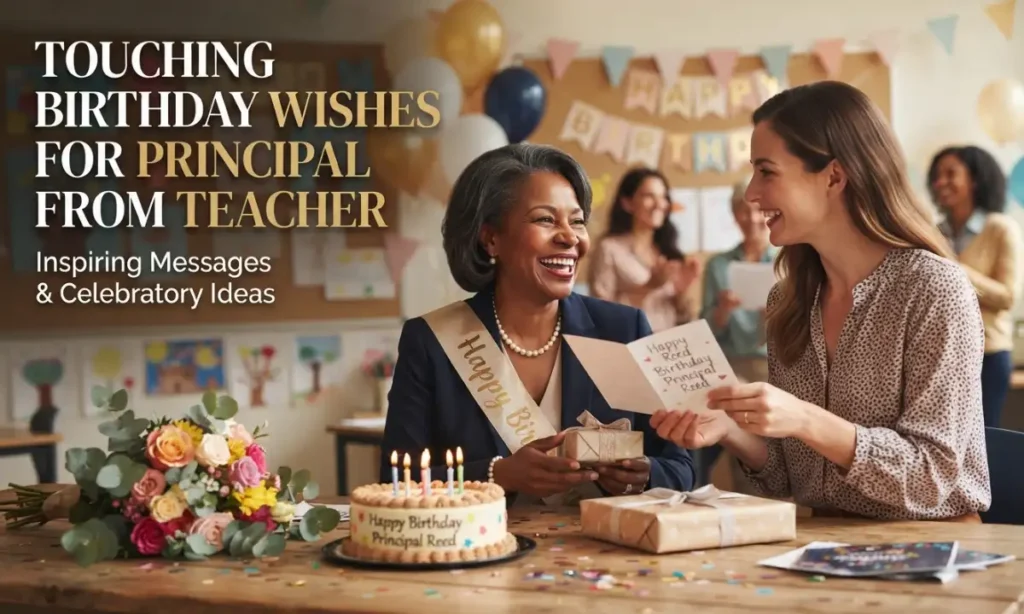 Wishes For Principal From Teacher
