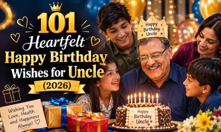 101 Heartfelt Happy Birthday Wishes for Uncle