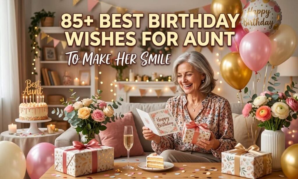 85+ Best Birthday Wishes for Aunt to Make Her Smile