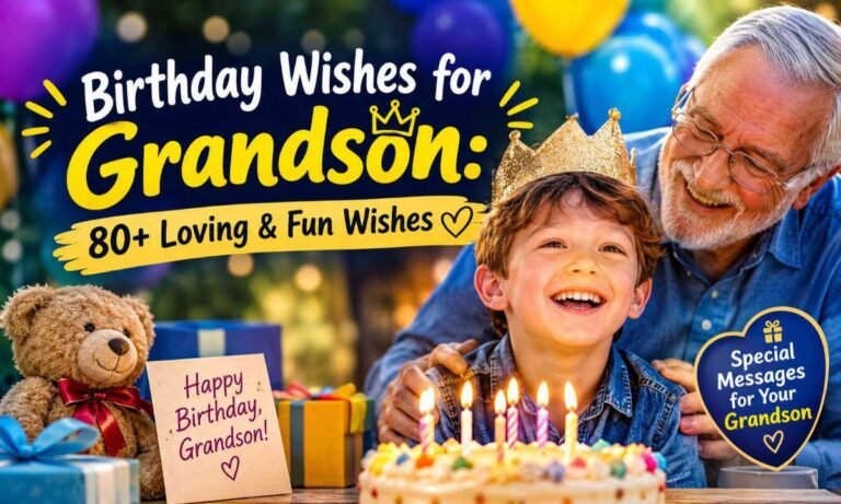 Birthday Wishes for Grandson