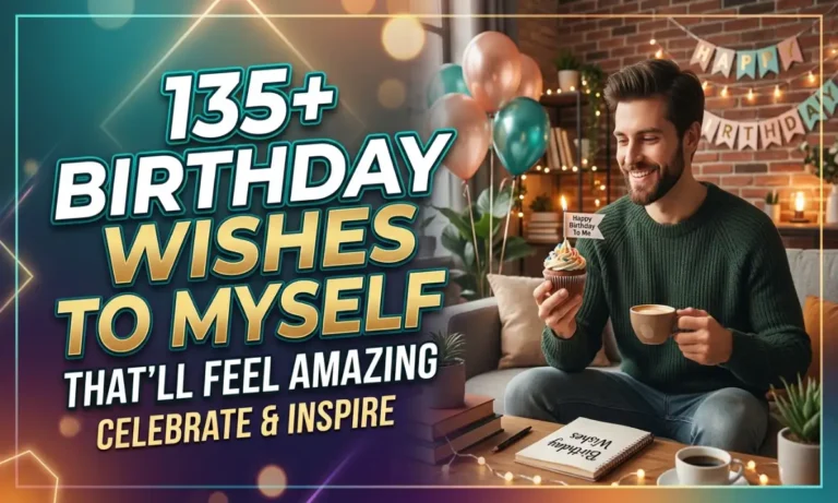135+ Birthday Wishes to Myself
