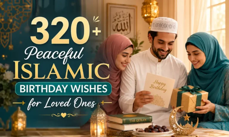 320+ Peaceful Islamic Birthday Wishes for Loved Ones