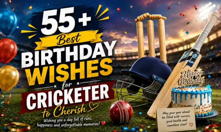 55+ Best Birthday Wishes for Cricketer to Cherish