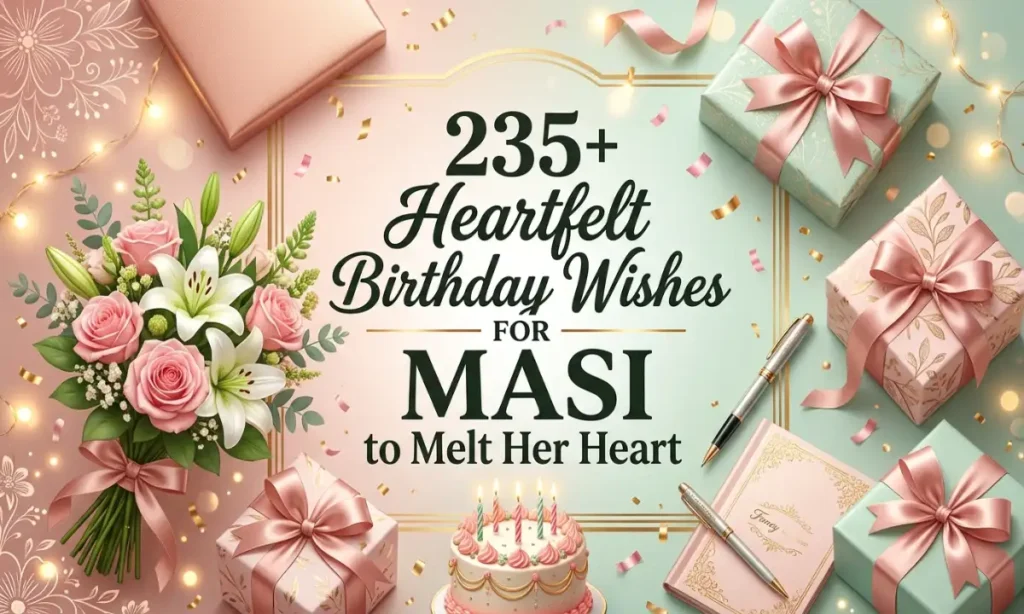 Birthday Wishes For Masi