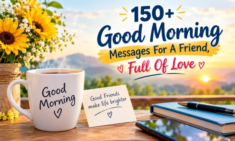 Good Morning Messages For A Friend