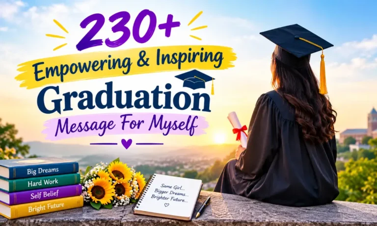 Inspiring Graduation Message For Myself