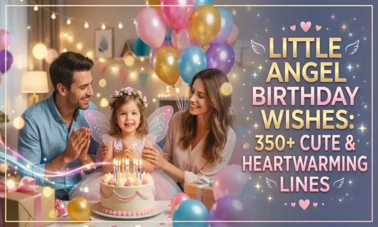 Little Angel Birthday Wishes