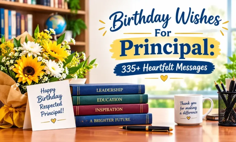 Birthday Wishes For Principal