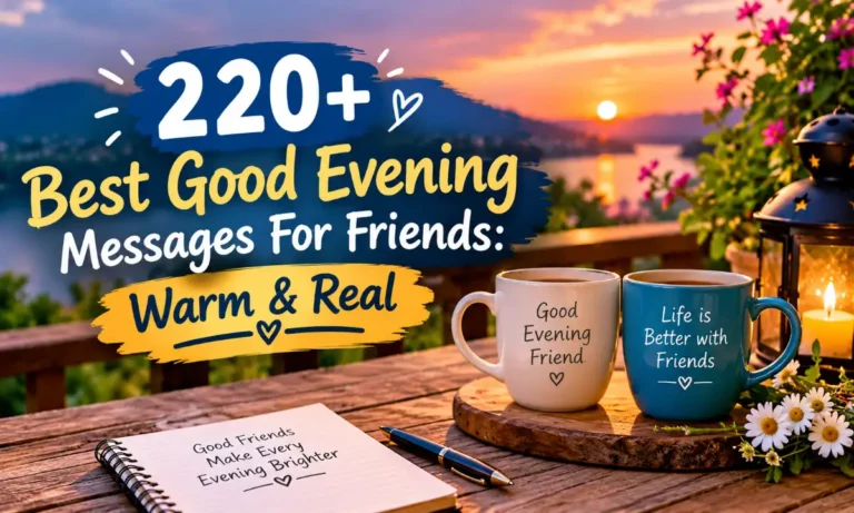 Good Evening Messages For Friends