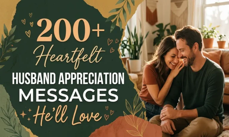 Husband Appreciation Messages