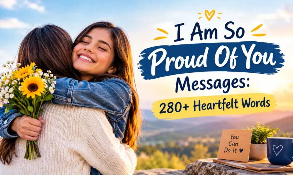 I Am So Proud Of You Messages