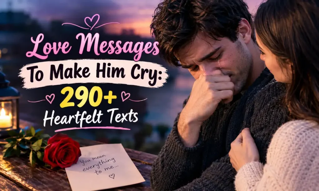 Love Messages To Make Him Cry