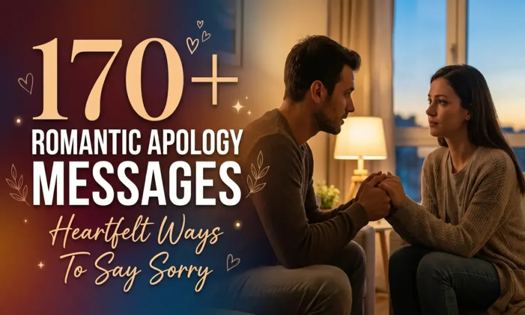Romantic Apology Messages